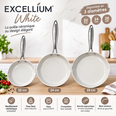 POELE EXCELLIUM WHITE
