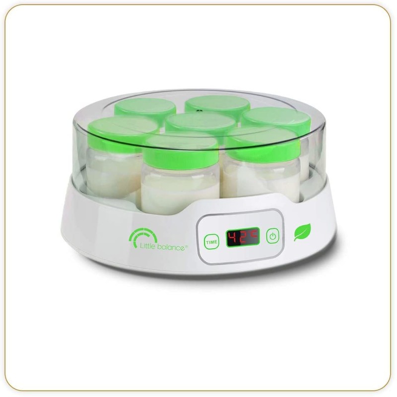 YAOURTIERE DIGITALE 7 POTS LITTLE BALANCE + 7 POTS EN VERRE OFFERTS